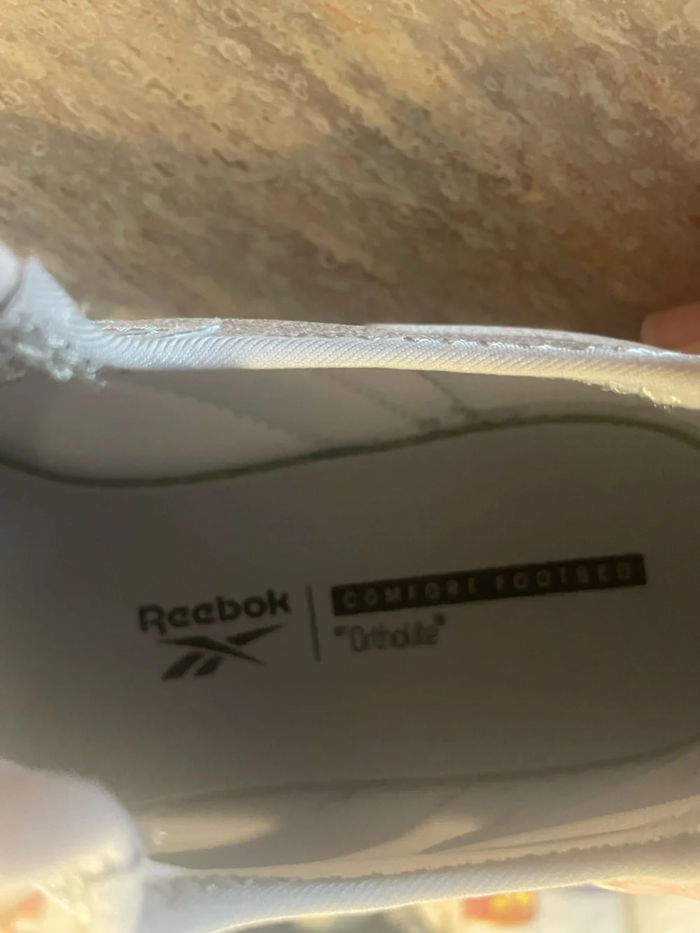 Reebok Men's Light Gray Runner Sneakers with Gum Toe
